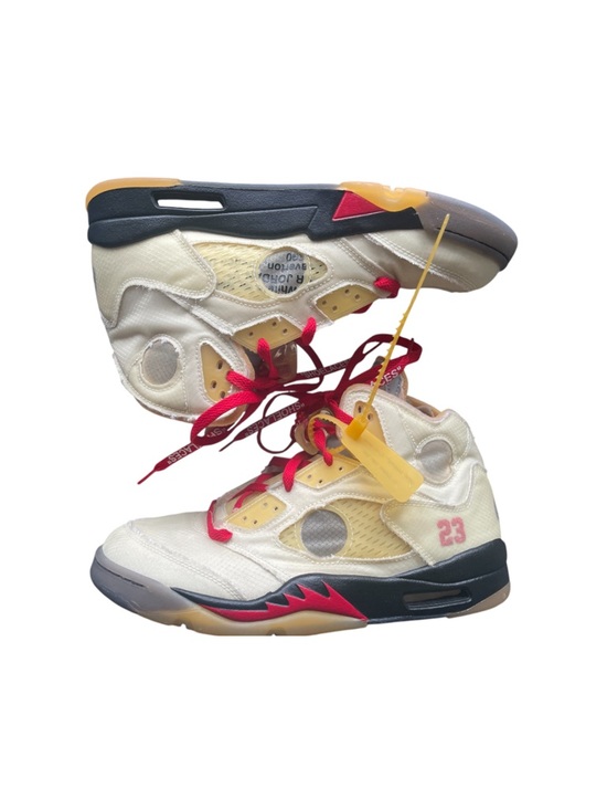 Jordan Other - **Nike Off-White x Air Jordan 5 Retro "Sail" – Size 11 (NO INSOLES)**